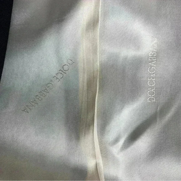 Dolce & Gabbana Virgin Wool Cropped Double Breasted Black Jacket Size IT 42 US 6 - Picture 6 of 12